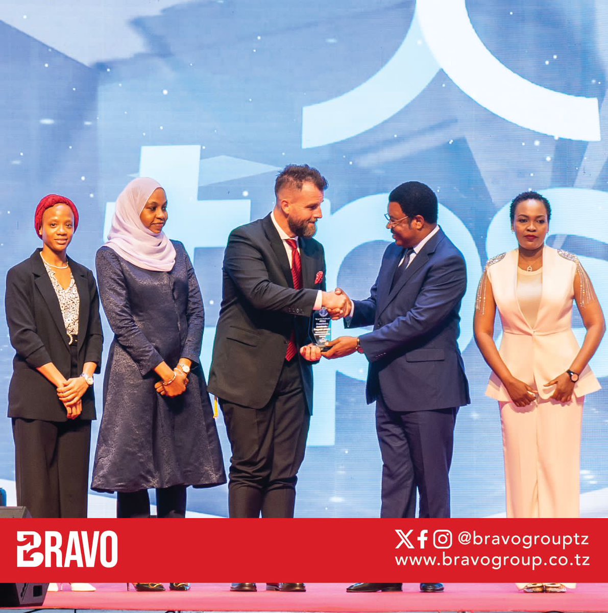 BravoGroupTz's tweet photo. Bravo Group was recognized for it's contribution towards TPSF efforts  championing private sector Growth Towards Vision 2050 during the 25th Anniversary of TPSF https://t.co/Jts8uXYhrS
