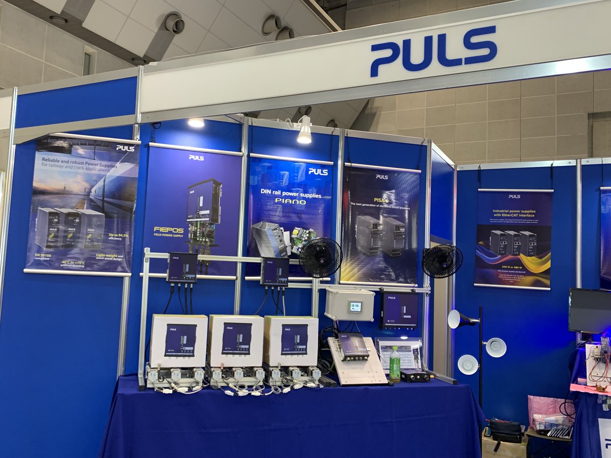 PULS_Ltd's tweet image. #テクノフロンティア　２日目です😆
気温と湿度が高いので皆様お気をつけてご来場下さい☀️

本日も”3G-04”ブースでは、FIEPOSの実践デモで扇風機を回し、熱中症対策用に塩サイダー飴をお配りしてます✨

ブースの装飾等も青で統一しているため、視覚的に涼しく感じれるかも…？

#TechnoFrontier2024