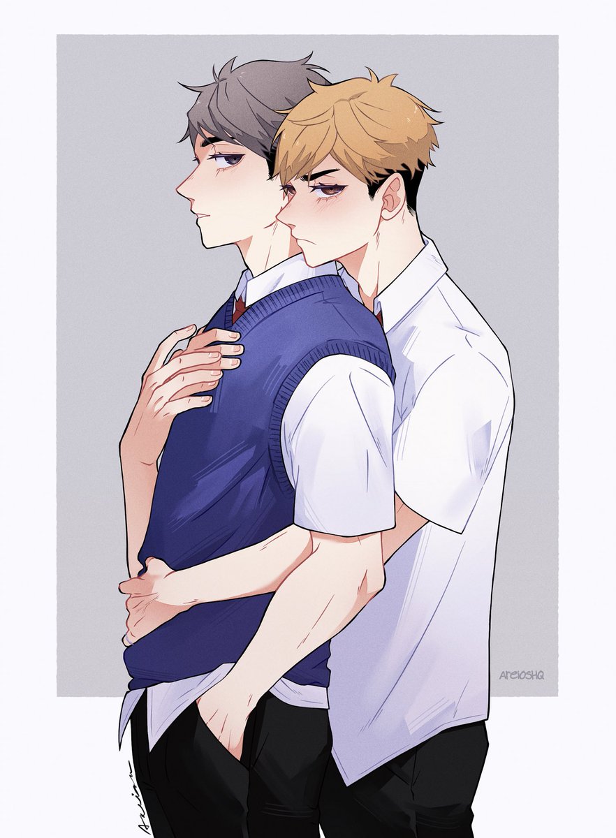 #Haikyuu #宮治 #宮侑 
1+1=1