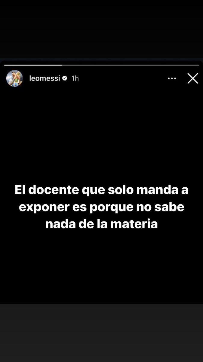 La verdad más cruda de medicina la dijo Messi: