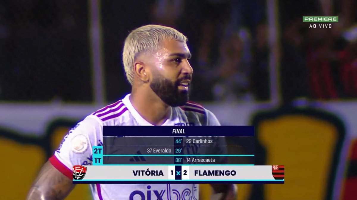 Entrou bem contra o Fortaleza.
Gol da vitória contra o Criciuma.
Assistência decisiva contra o Vitória.

Gabigol está voltando aos poucos.