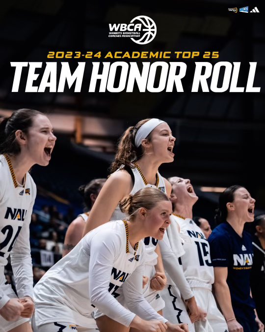 NAUWomensHoops's tweet photo. One of the Top-25 GPAs in the NATION belongs to the Jacks! π€
#RaiseTheFlag | #BigSkyWBB https://t.co/fSM1xvPyaS