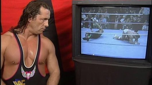 MattBinder's tweet photo. oh my god Trump is watching Biden on TV from the “wrestler watching TV backstage” angle https://t.co/z2AP28LuiP