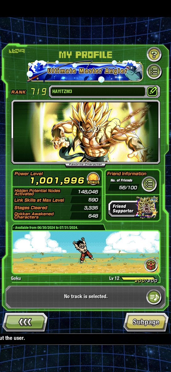 Just hit 1,000,000 power level in Dokkan after playing since before the 4 anniversary!
