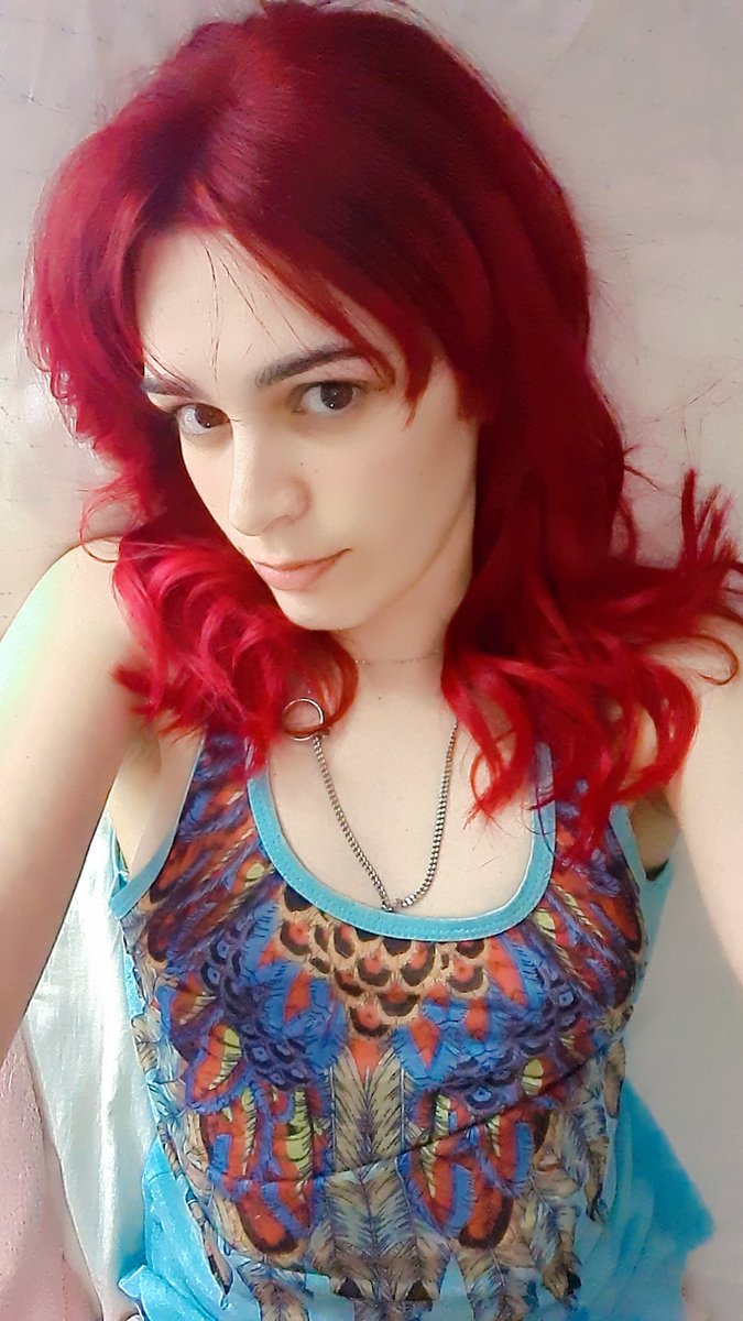 ThatwitchFinyaa's tweet photo. Trying to get used to this new color. Bright pink has been my identity and my comfort zone for so long that changing is a bit difficult. I still feel pretty but like a different kind like less cutie and more my age 😅 https://t.co/sdGv2xIOHp