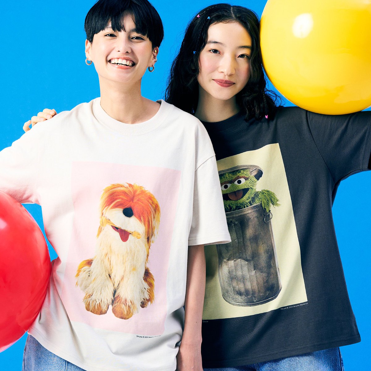きっとお気に入りに出逢える🌈 セサミストリートマーケットのTシャツ