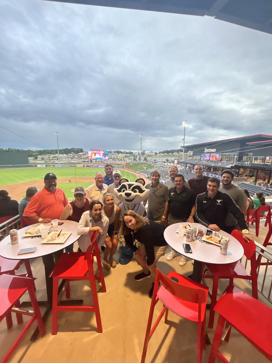 JPII Head Coaches and Athletic Dept enjoyed a night at the Trash Pandas game! Thank you to <a href="/SportsMEDOrtho/">SportsMED Complete Orthopedic Care</a>!