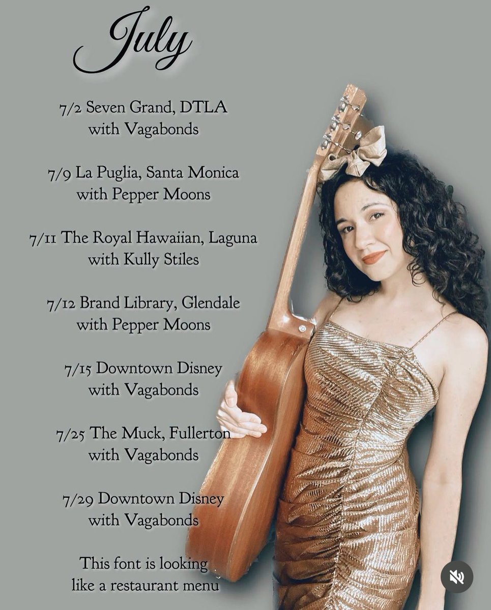 I meant to share this earlier! I’ll be playing in Fullerton this Thursday at the Muckenthaler Culture Center. Hope to see you!