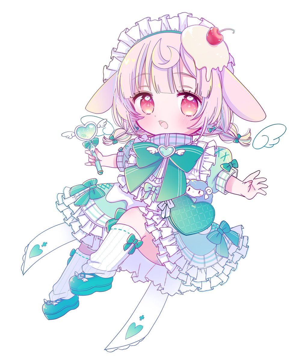 「心花ててぃさんの魔法幼女姿を描かせていただきました沢山喜んで貰えてて嬉しい〜!あ」|柚木涼太💘3/16おねしょ9巻ココピュア1巻のイラスト