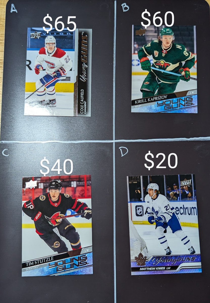 IraKates's tweet image. #StackAttack Lot 14

These #youngguns were in my grading pile