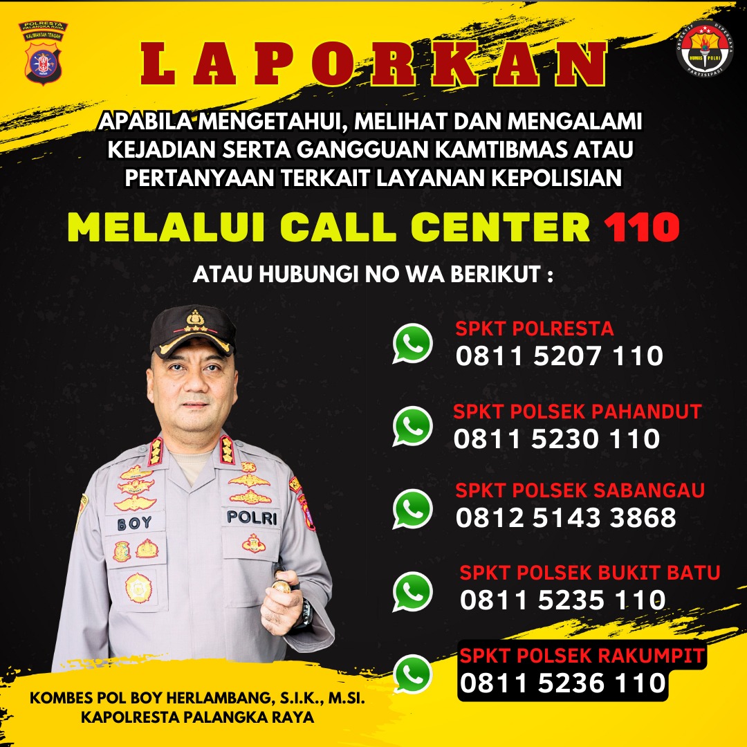 Polresta Palangka Raya tweet media