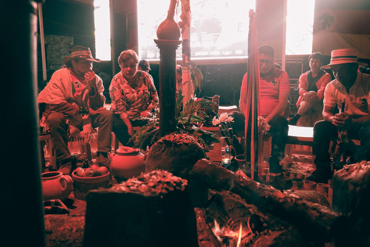 OrlandoRayo_'s tweet photo. Desde la Tulpá de la Casa Grande @ONIC_Colombia, damos la bienvenida a nuestros sabios y sabias delegados de los 115 pueblos indigenas de todas las organizaciones de la @MPCindigena al encuentro Nacional de Sabios y Sabias.

Caminamos la palabra de vida para volver al origen.
@RegionesCP
@MPCindigena @luzmamunera