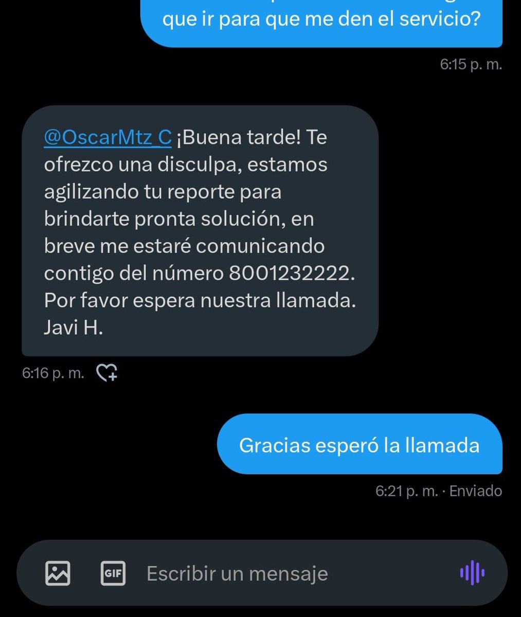 Y es ma hora que no me han contactado <a href="/Telmex/">Teléfonos de México</a> <a href="/TELMEXSoluciona/">Telmex Soluciona</a> <a href="/hectorslimseade/">Hector Slim Seade</a> <a href="/Profeco/">Profeco</a> <a href="/AtencionProfeco/">Atención Profeco</a>  <a href="/IFT_MX/">IFT</a>  vaya profesionalismo que dicen tener
#telmexnosoluciona