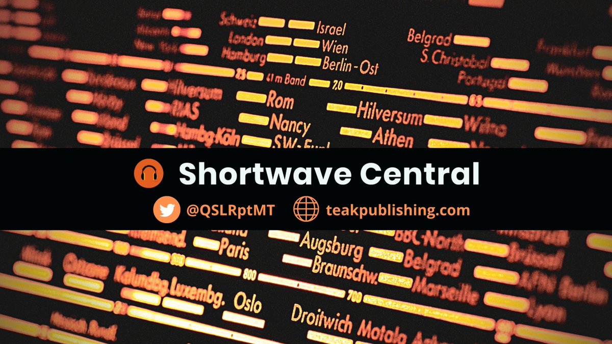 QSLRptMT's tweet photo. THANK YOU to the new followers, and everyone else that is here. My goal is to keep you informed abt radio and have fun doing it !! Hey....let everyone know what you're hearing !! #BlogLogs #ShortwaveCentral https://t.co/1VVXA9jLeU https://t.co/yv2mMAxv9Y