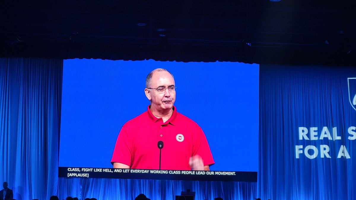 3 lessons today from UAW prez <a href="/ShawnFainUAW/">Shawn Fain</a> at our <a href="/AFTunion/">AFT</a> Convention:

1. Unify the working class
2. Fight like hell against the billionaires
3. Let the workers lead

Onward to November and May 2028! 

#1u #LFG