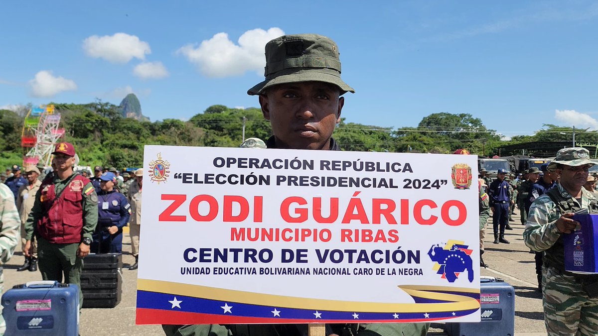 REDI_llanos03's tweet photo. #24Jul || La #FANB a traves de la #REDILL se despliega en el marco de la Operación República “Elección Presidencial 2024” en apoyo al @cneesvzla y garantizará la paz y el sosiego de la población en el ejercicio de sus derechos políticos, contemplados en la #CRBV. https://t.co/MiNEQfnUS4