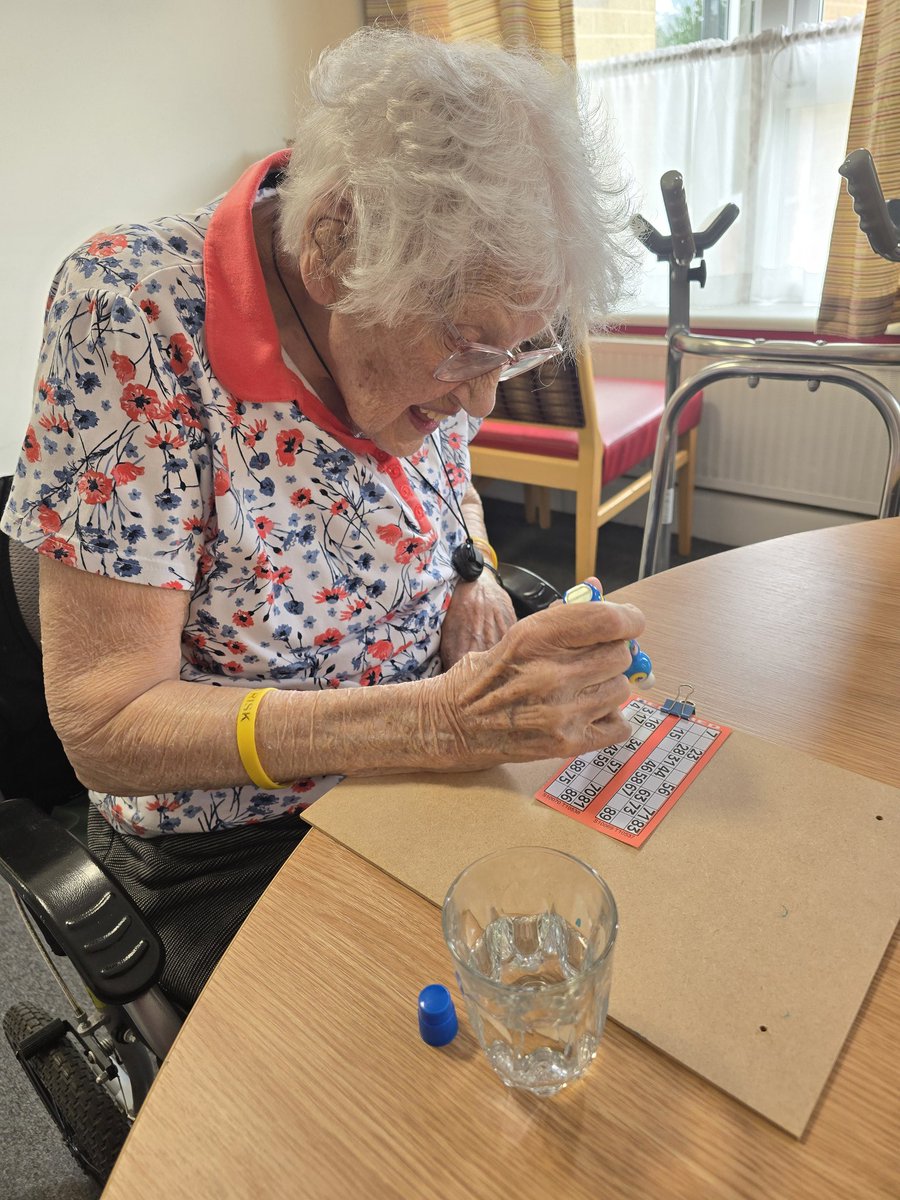 The residents asked for bingo this afternoon we love a game of bingo #biltoncourt #bingo