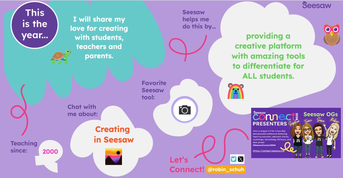 Woohoo!! <a href="/Seesaw/">Seesaw</a> refresh is done! 💜 I'm so excited to be jumping into my new role as a Reading Interventionist and using Seesaw to share our love for literacy and creating.