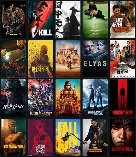 Nearing the end of July, so I guess I can safely share my mid-year Top 20 action films of 2024. Extremely strong year so far with a couple of expected masterpieces and lots of surprise contenders. Still need to catch up on a few films. Excited for the rest of the year!