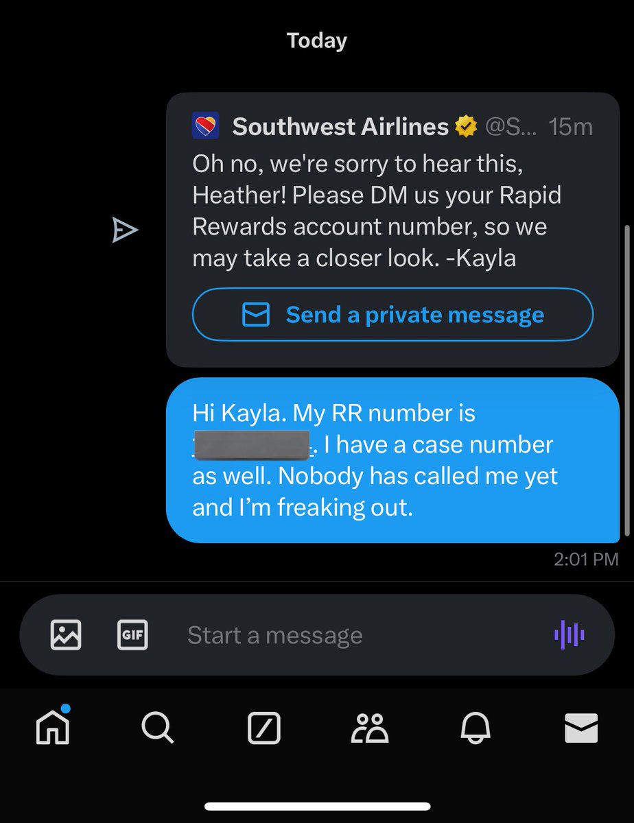 tall__heather's tweet photo. @Assistance_Lisa Umm hello your associate Kayla must be on her break? https://t.co/S98BXCXges