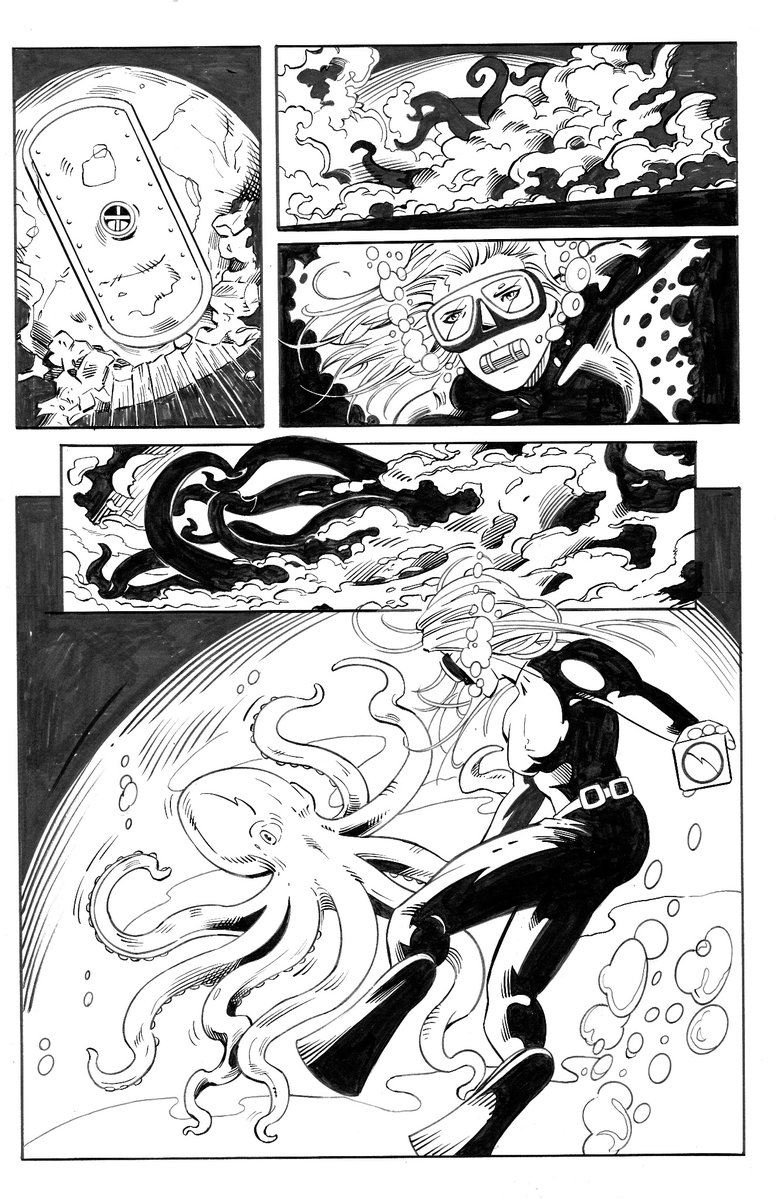 BlueShackComics's tweet photo. This page is awesome… ❤️ if you agree me. 😊 

Comment agree/disagree
Art critics welcome.

Rohnan Riley the Pilot #1
Mike MEZ Phillips and
@MarkMcKenna419 

This Kickstarter link will have Rohnan  on it next month!! Dive in!

https://t.co/st1uTjyWBE

#BlueShack
#OctopusFacts https://t.co/IANjWJPT9f