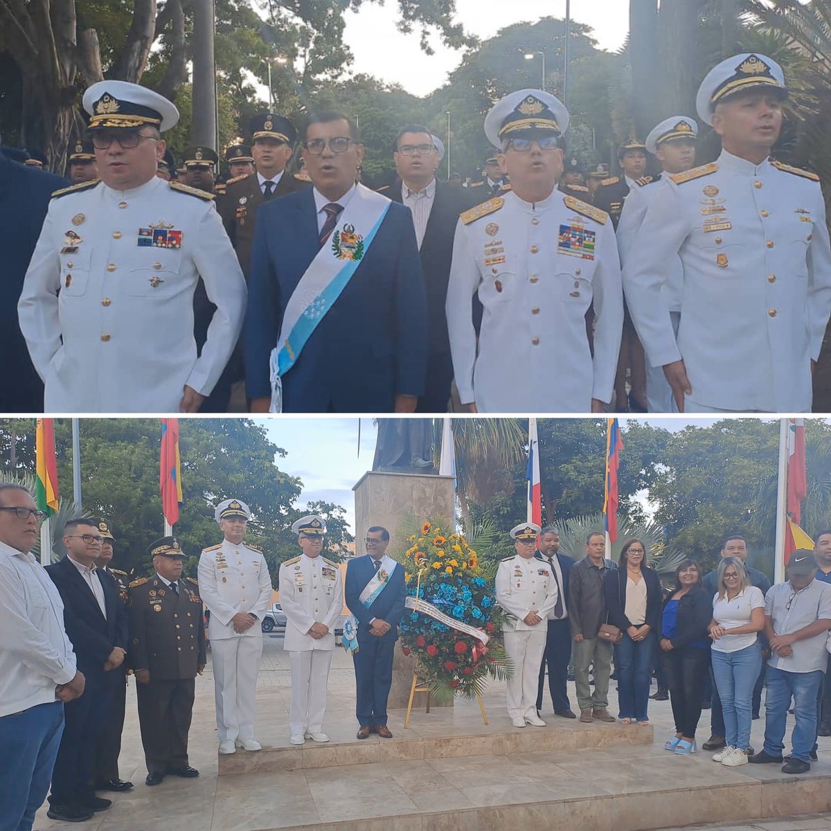 En todas nuestras unidades de la #FANB nos sentimos orgullosos de la impertérrita y gloriosa <a href="/ArmadaFANBVzla/">Armada_ve</a> herederos de las glorias de Bolívar !

#IntegrarEsVencer 
#CunaDeLibertadores