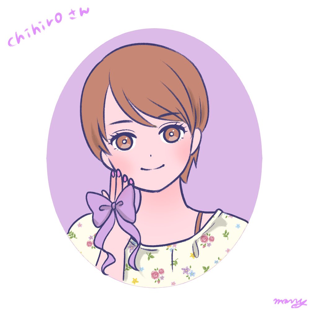 akane1125's tweet photo. #新しいプロフィール画像
#素のちひろです
#morry
#夏のかけら
#似顔絵 https://t.co/tXzLMFjv4f