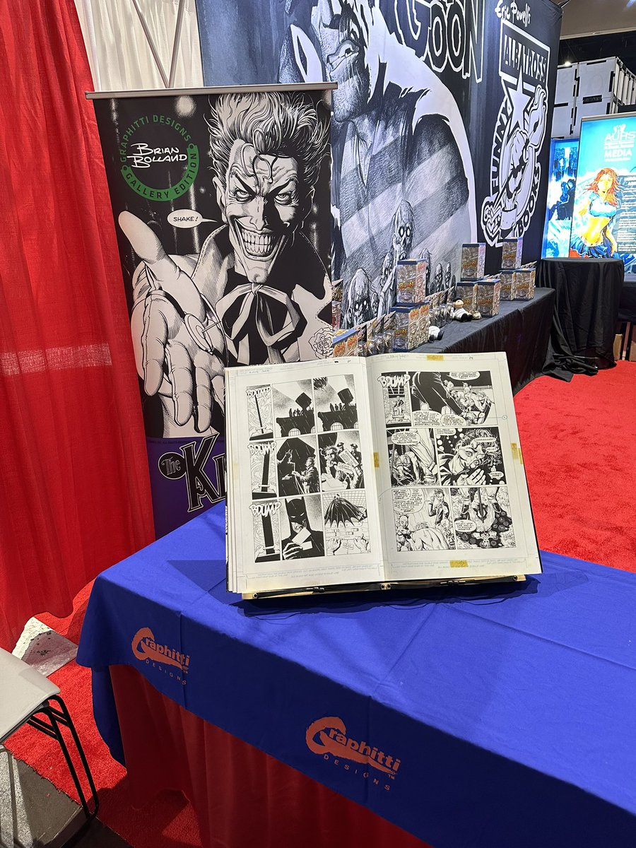 BRIAN BOLLAND-BATMAN: THE KILLING JOKE AND OTHER STORIES &amp; ART Gallery Edition

We’re here!!  

SDCC booth #2901