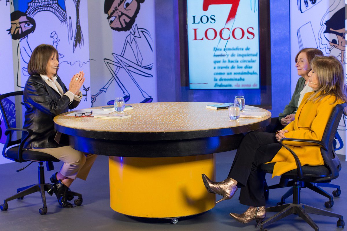 Esta semana en #Los7locos, <a href="/MariaRosaLojo/">María Rosa Lojo</a> y <a href="/silviaplager/">silvia plager</a> con sus nuevos libros, Cuerpos resplandecientes y Símale cumple 70. Sábado y domingo 12:30 por el <a href="/CanalCiudadBA/">Canal de la Ciudad</a>. <a href="/penguinlibrosar/">Penguin Argentina</a> <a href="/AteneoEditorial/">Editorial El Ateneo</a>