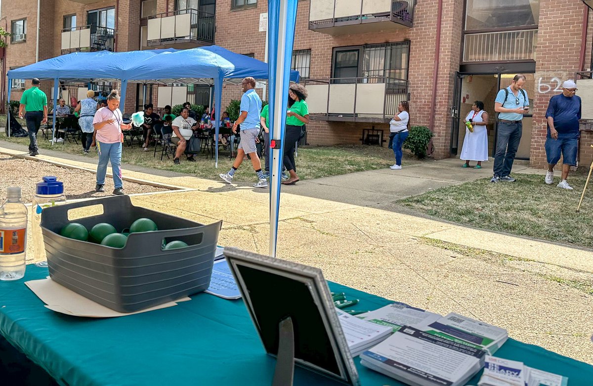 Our partner, <a href="/TCBCommunities/">The Community Builders, Inc.</a> (TCB) hosted a barbecue to share information and updates on the redevelopment of Park Morton Site 66 with Park Morton residents. The HOU resident services team at Park Morton joined the celebration with TCB and other community partners.