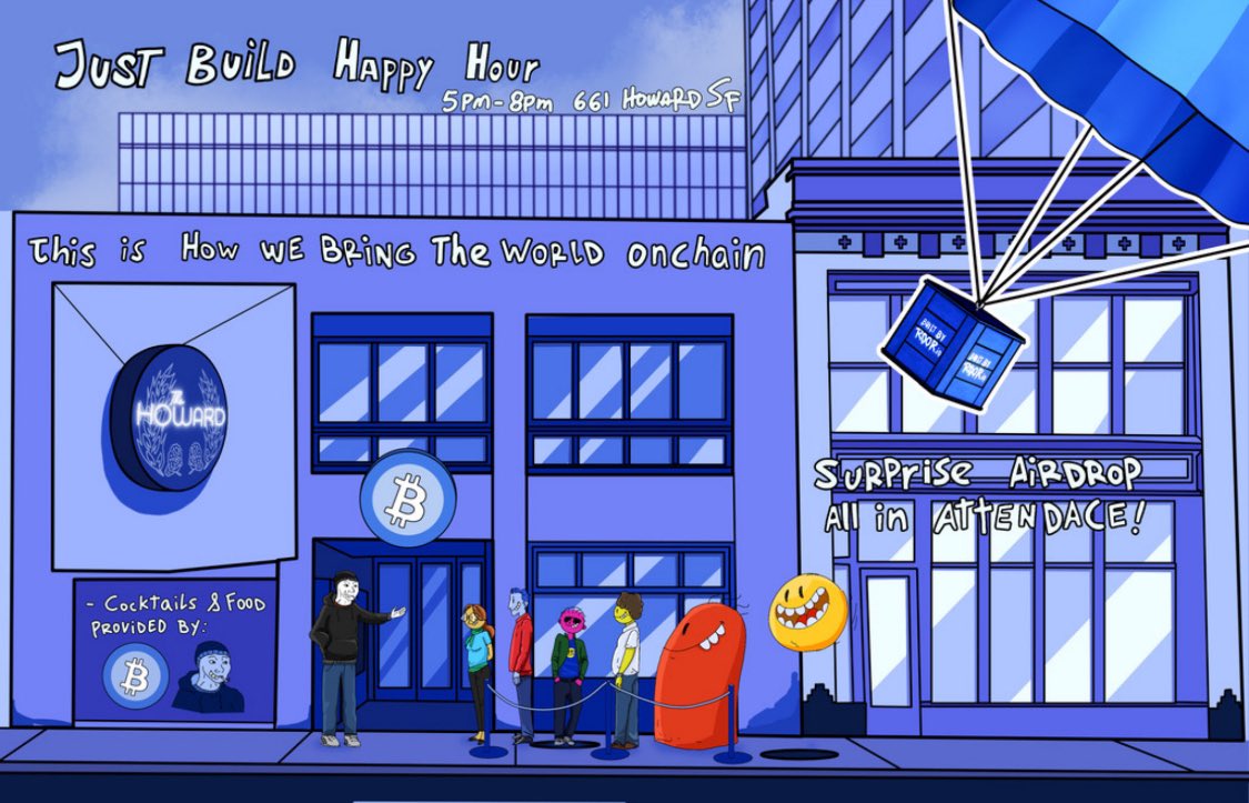 waldoforrealz's tweet photo. I've just finished sharing tomorrow's big event @TheHowardSF to my 300k followers on FB! Hope you all made your RVSP!
#SanFrancisco #justbuild #coinbase #BTCB #CryptoNews #CryptoCommunity #CoinbaseWallet #doomer #BuildBIGGER https://t.co/zoLEsoWJ8L