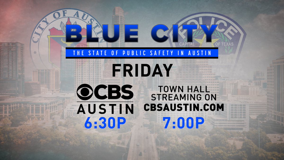 jessbrandt2's tweet photo. This Friday - don’t miss our special one-topic newscast on @cbsaustin

We’ll break down the current state of public safety in Austin and will take a look at the ongoing police staffing shortage, lack of police contract, 9-1-1 call times and more https://t.co/HnBY7vBbbm