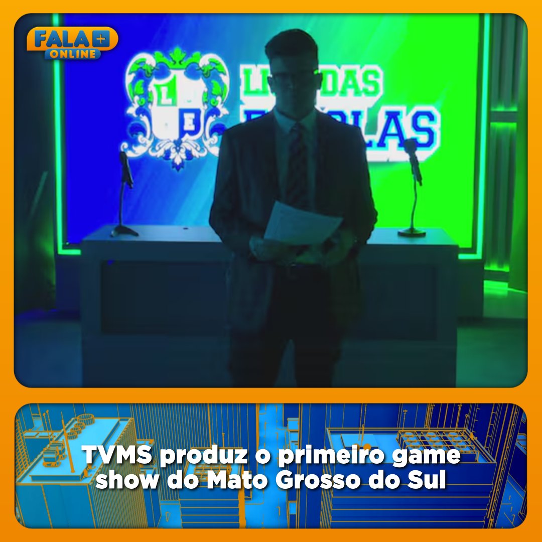 falamaisonline's tweet photo. TVMS produz o primeiro game show do Mato Grosso do Sul.
https://t.co/z6TUQPHs49
#TVMS #LigaDasEscolas #Televisão #FalaMaisOnline https://t.co/lnTSaPyaAR