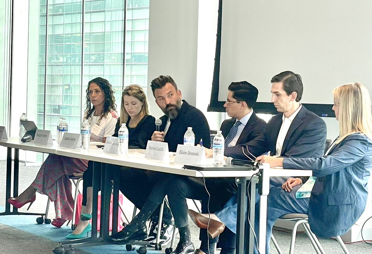 #AllyShoring | <a href="/Emilio_Cadena_R/">emilio cadena</a>, Chair of the USMF, participated in a panel on Ally-Shoring hosted by <a href="/FDD/">FDD</a>, Adarga, and <a href="/GM/">General Motors</a> in Mexico City. 

Visit usmexicofoundation.org/allyshoring to read our 3 papers on it and learn more.