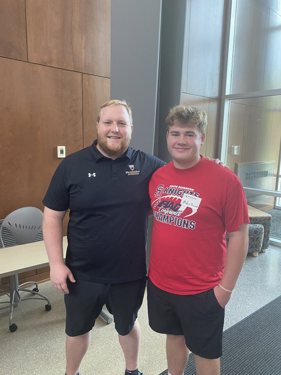 Mahlon Bressert (@mahlonbressert) on Twitter photo Had a great visit <a href="/MU_SpartanFB/">Manchester Football</a> today. Thanks @CoachStone_MU for having me out. <a href="/CoachV_MU/">Vann Hunt</a> <a href="/CoachMetkler/">Zach Metkler</a> @CoachWelton_MU <a href="/SDKnightsFB/">Rand Ballart</a> <a href="/_STDUB/">STW</a> <a href="/JacobWaldon6/">Jacob Waldon</a> <a href="/TAProfileAPP/">TAP APP</a> Had a great visit <a href="/MU_SpartanFB/">Manchester Football</a> today. Thanks @CoachStone_MU for having me out. <a href="/CoachV_MU/">Vann Hunt</a> <a href="/CoachMetkler/">Zach Metkler</a> @CoachWelton_MU <a href="/SDKnightsFB/">Rand Ballart</a> <a href="/_STDUB/">STW</a> <a href="/JacobWaldon6/">Jacob Waldon</a> <a href="/TAProfileAPP/">TAP APP</a>