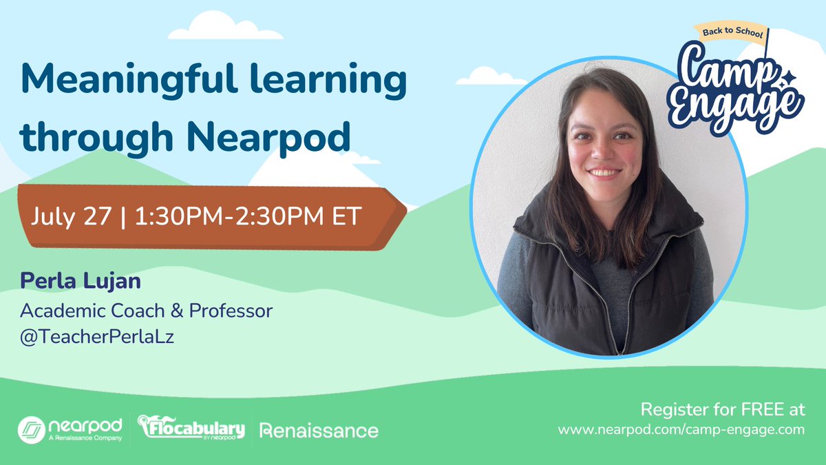 Nearpod (@nearpod) on Twitter photo <a href="/RenLearnUS/">Renaissance Learning US</a> Don't miss a few of our Day 3 sessions with Nearpod PioNears 🤩
📚Level up reading intervention with Flocabulary with Katrina Hurt
💻Nearpod and Google Docs, Slides & Sheets with <a href="/Theresaupchur13/">Theresa.upchurch</a>
🙌Unleash the power of active learning with Nearpod with <a href="/ditaylor2t/">Deanna Taylor. M Ed</a> <a href="/RenLearnUS/">Renaissance Learning US</a> Don't miss a few of our Day 3 sessions with Nearpod PioNears 🤩
📚Level up reading intervention with Flocabulary with Katrina Hurt
💻Nearpod and Google Docs, Slides & Sheets with <a href="/Theresaupchur13/">Theresa.upchurch</a>
🙌Unleash the power of active learning with Nearpod with <a href="/ditaylor2t/">Deanna Taylor. M Ed</a>