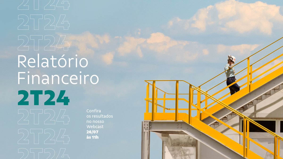 Nesta sexta-feira, dia 26/07, às 11h (horário de Brasília), realizaremos uma teleconferência para divulgação dos resultados do 2T24. 

A teleconferência será transmitida em inglês, com opção de tradução simultânea para português.  

Acompanhe em: spr.ly/6012cO2lp