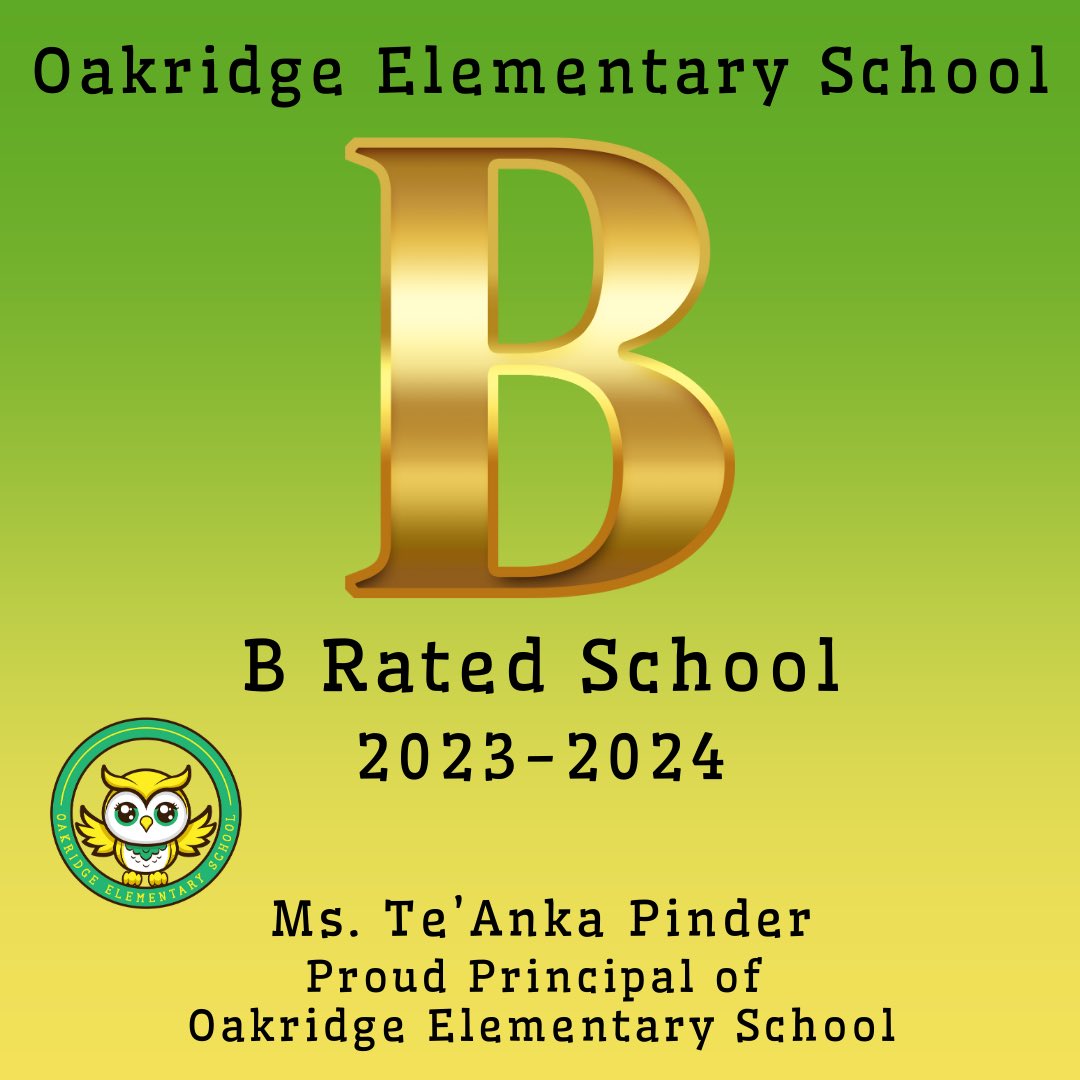 I am exceptionally proud of the <a href="/Oakridge_Elem/">Oakridge Elementary</a> students, staff, and community!💚🦉💛