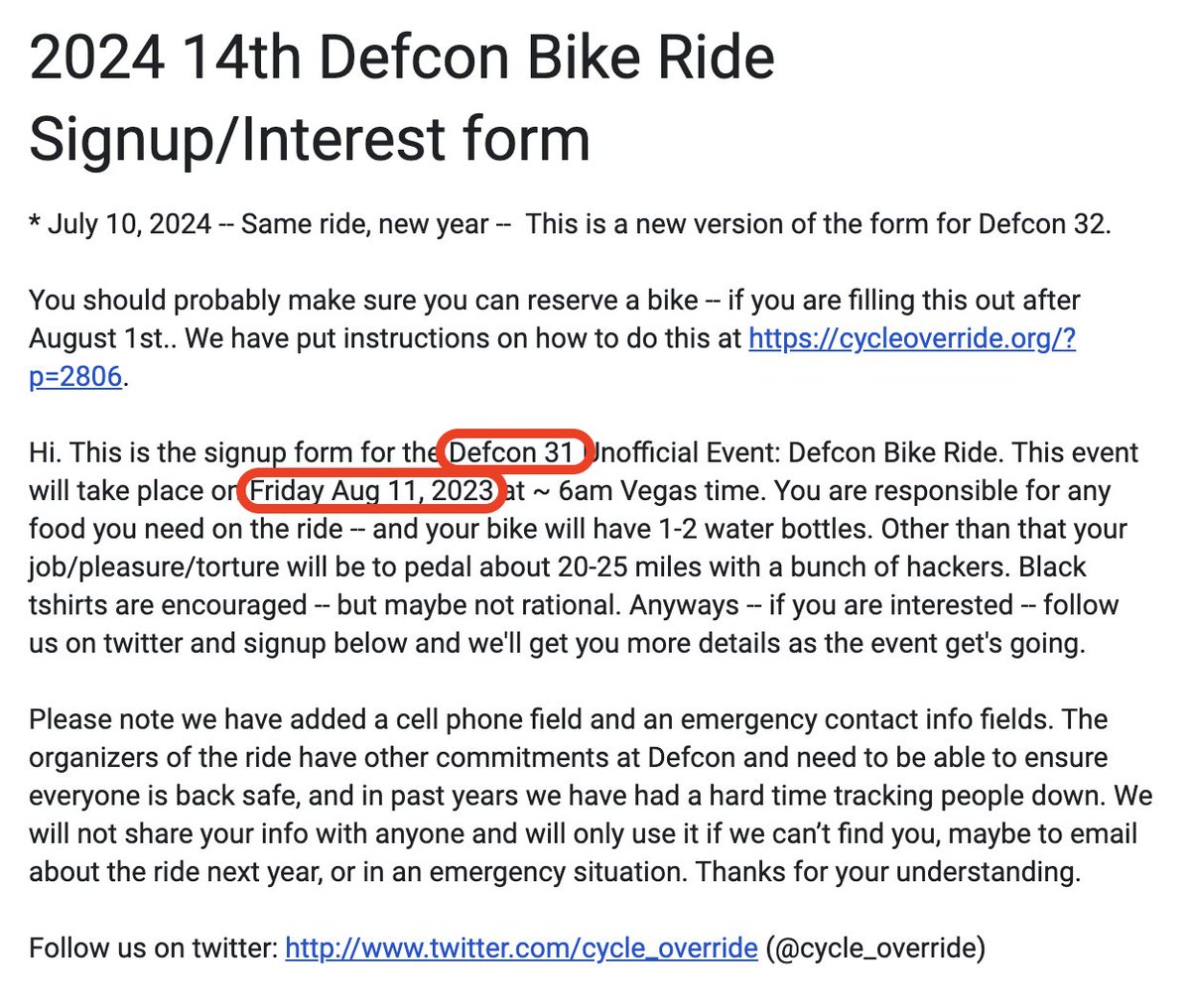 Hacker Summer Camp Parties: BSides BlackHat DEFCON tweet media