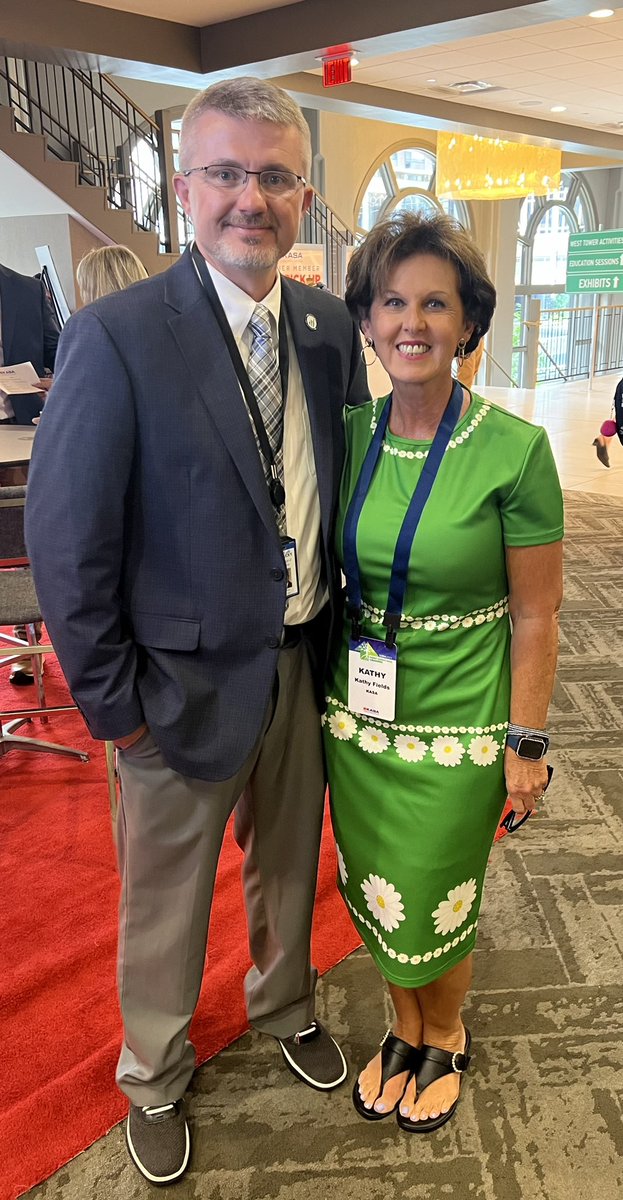 So proud of my colleague and friend, Ky Commissioner of Education, Dr. Robbie Fletcher. A true servant leader.#KASA2024