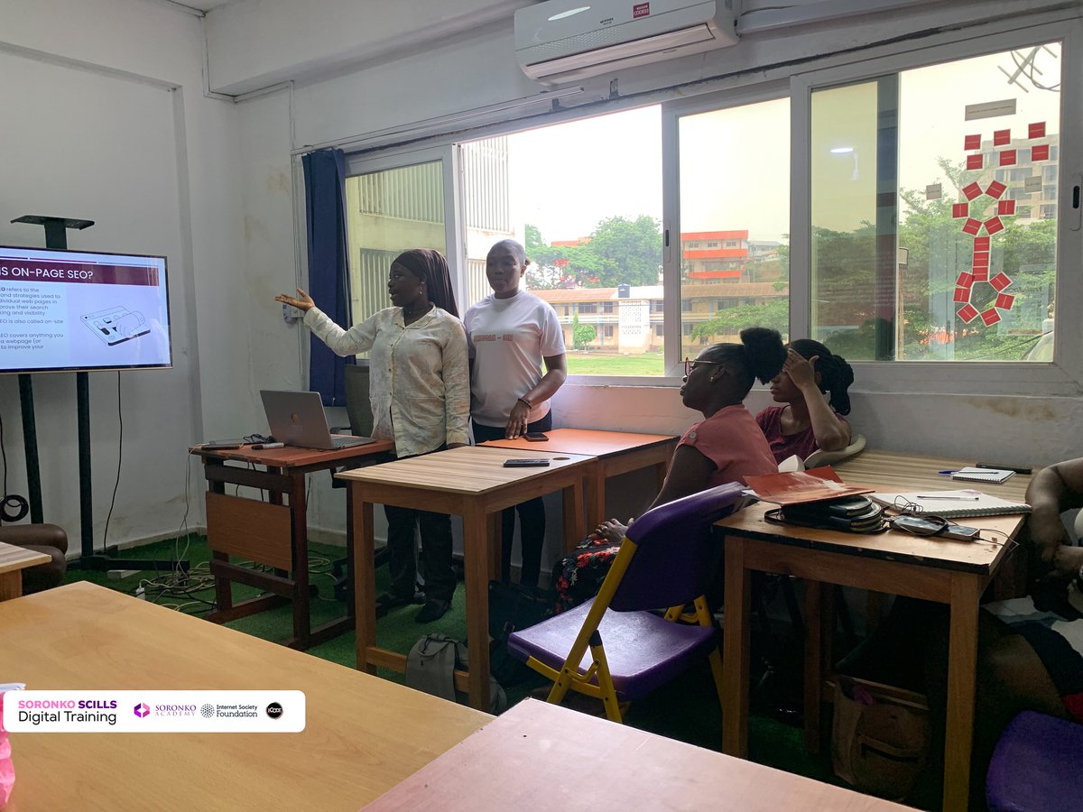 soronkoacademy's tweet image. In week 2 at @ICODE in the Western Region, the ladies enhanced their on-page SEO skills and explored WordPress basics. @isoc_foundation

#ICODE #SEO #WordPress #DigitalSkills #WomenInTech #ContentStrategy #STEMEducation