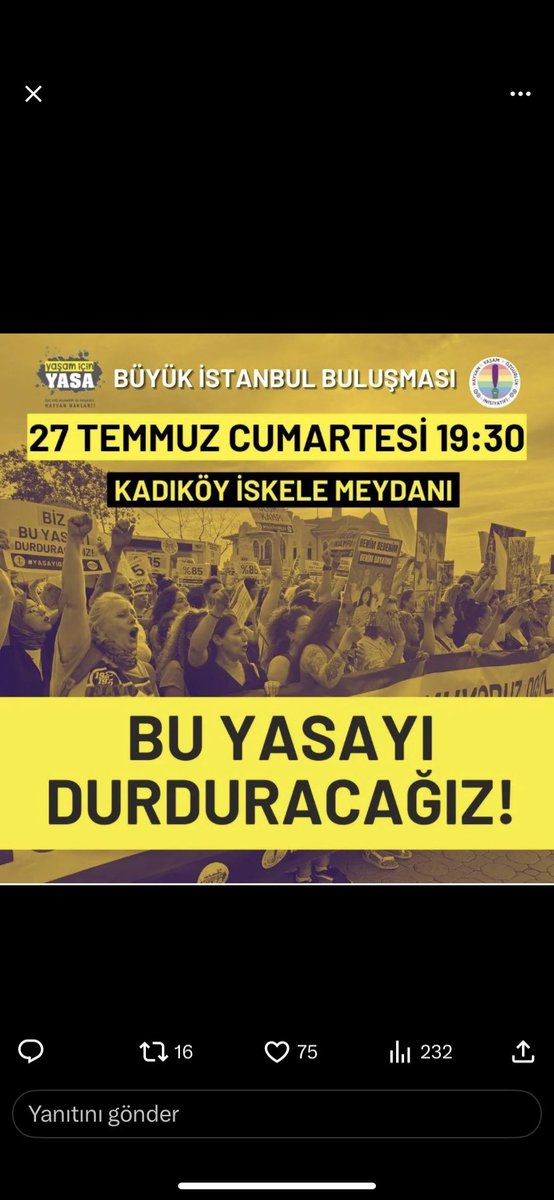 CicekliBalbay's tweet photo. Ömrüm boyunca vicdan azabı çekmemek için orada olacağım.
#YasayiGeriÇek https://t.co/43Uq0nz6Om