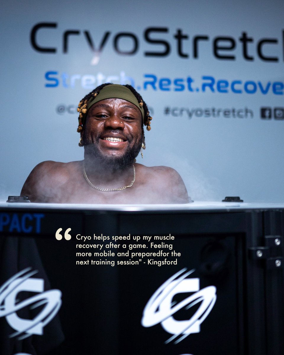OneKnoxSC's tweet photo. @CryoStretch helped the One Knox lads recover game after game. Here’s what the lads had to say 🥶 https://t.co/81s4nNYhtZ