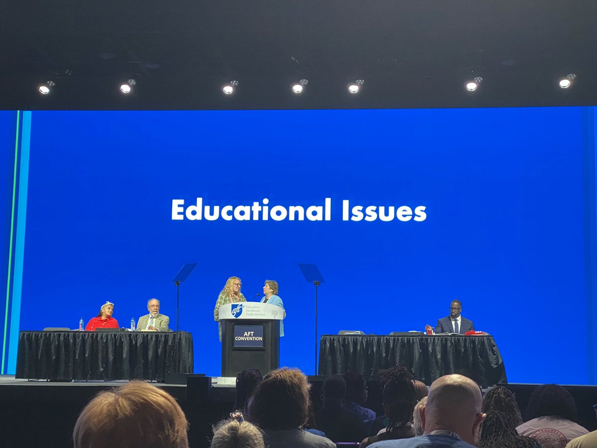 Yes, a ❤️-felt thank-you @donnamchiera for all your years of service for education!