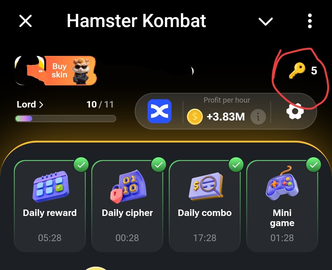 dogstoken_'s tweet photo. Did you get Key 5 of #Hamsterkombat?
Join telegram to see
https://t.co/LnJBjDLkTC
#memeficombo #memefi #combo #secretcombo #memefitodaycombo #memeficoin #memeficombolive #memefitoken #newcombo #Airdrop https://t.co/mJV9FJA4tr