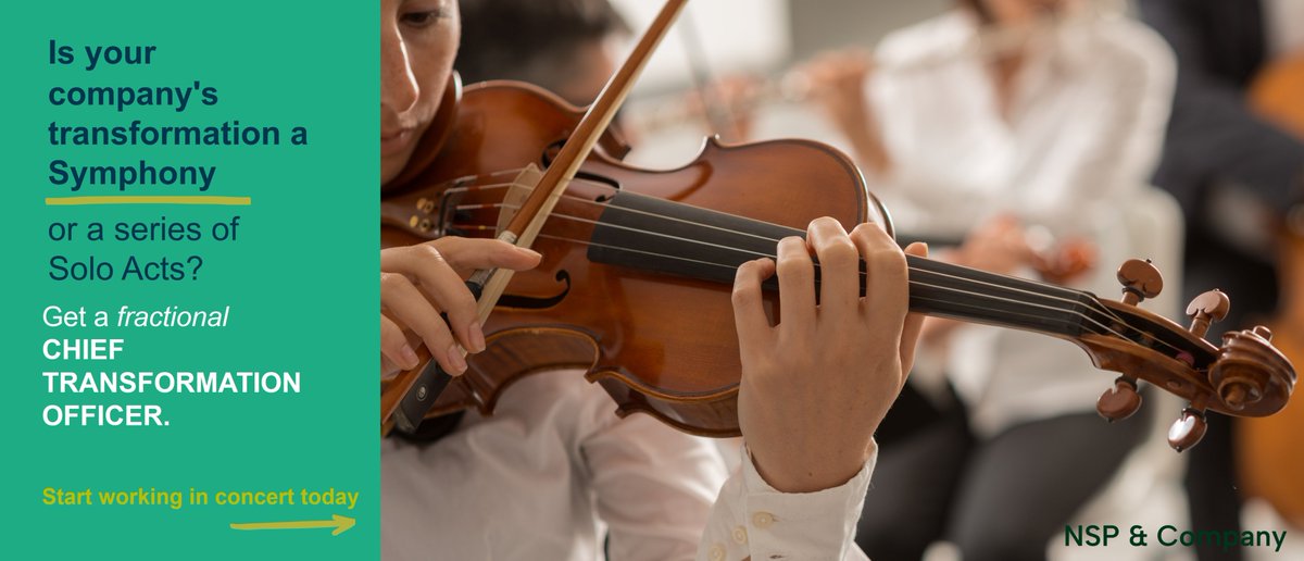 Juggling multiple projects simultaneously and it's not coming out as a symphony? A #fractionalCTO (Chief Transformation Officer) can help. They're your hands-on strategic ally, for maximum value realization. Learn more: nspandco.com/fractional-cto
#Transformation #ChangeManagement