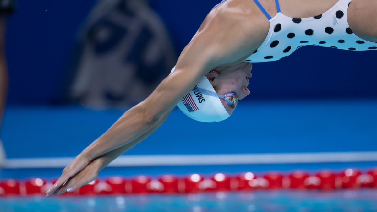 USASwimming's tweet photo. Almost go time... 😏

@teamusa | #Paris2024 https://t.co/EKbLNgADFf