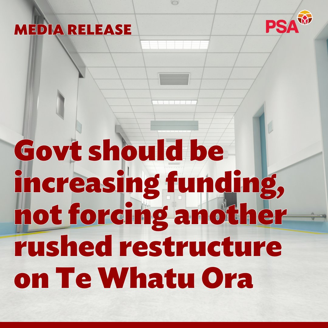 The Government should be funding the health system properly rather than axing more jobs in a rushed and reckless attempt to save money.
Read the full media release: bit.ly/3Lz7Hum