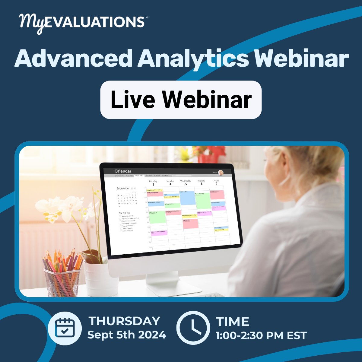 myevaluations's tweet image. Join our &quot;Program Improvement: Utilizing Advanced Analytics&quot; webinar on September 5, 2024! Enhance your program with data-driven insights. Register now! Elevate your program!
#ProgramImprovement #advancedanalytics

attendee.gotowebinar.com/register/70456…
