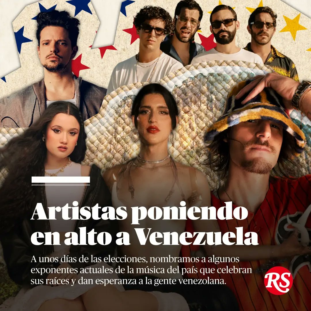 A unos días de las elecciones, nombramos a algunos exponentes actuales de la música del país que celebran sus raíces y dan esperanza a la gente venezolana 🇻🇪.

Su situación sociopolítica ha impulsado a que millones de ciudadanas y ciudadanos venezolanos abandonen el país en busca